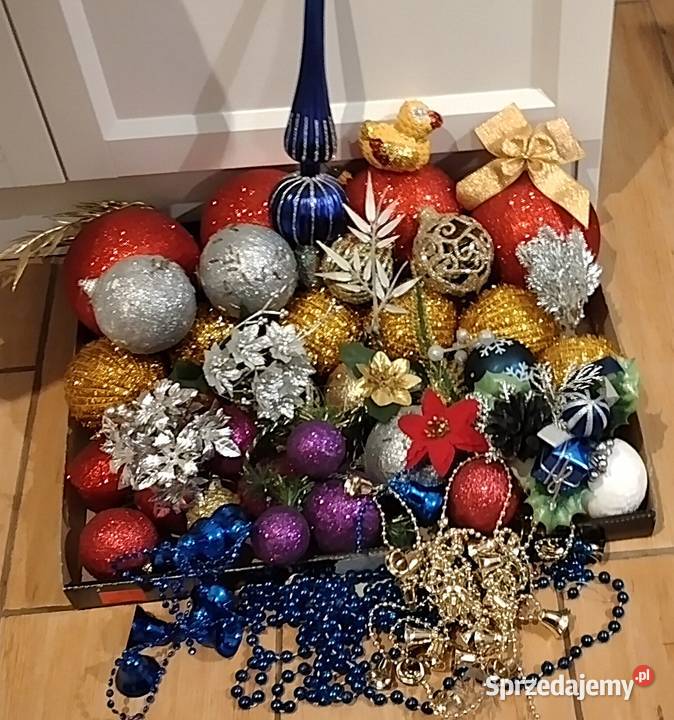 duży zestaw ozdoby choinkowe Boże Narodzenie Wyposażenie wnętrz Bukowno