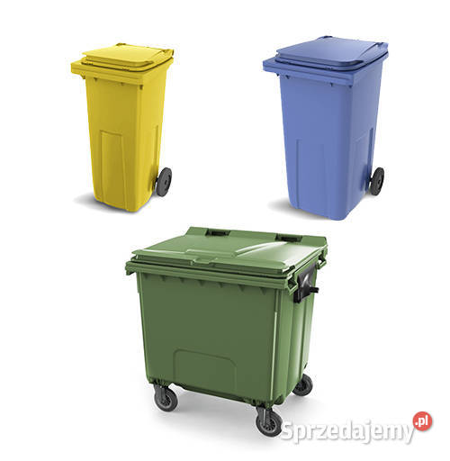 Nowe Pojemniki na odpady 1100l kosz na śmieci mazowieckie