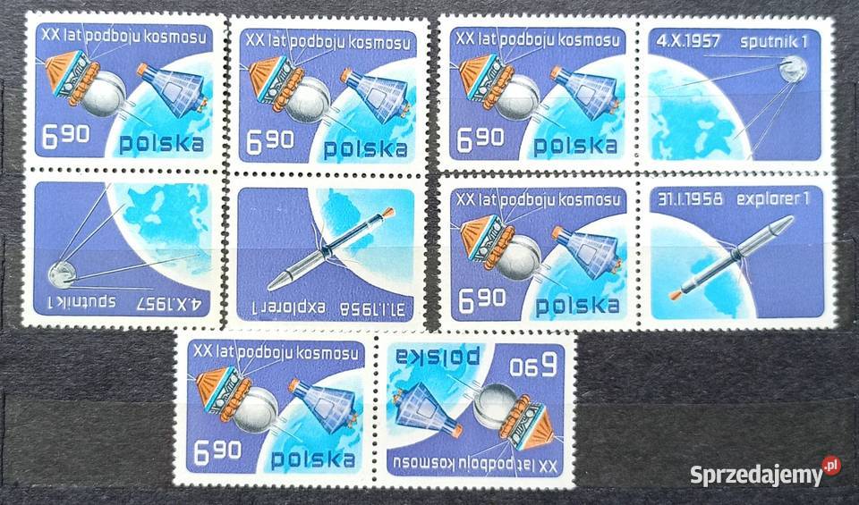 Znaczki polskie 1977 czyste Leźnica Wielka-Osiedle