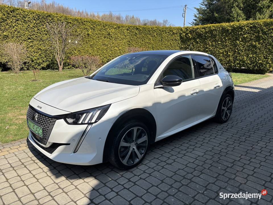 Peugeot e208 2022 54000 sprowadzony małopolskie Kunice