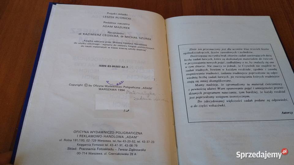 I ty zostaniesz Euklidesem Materiały pomocnicze pomorskie Gdańsk sprzedam