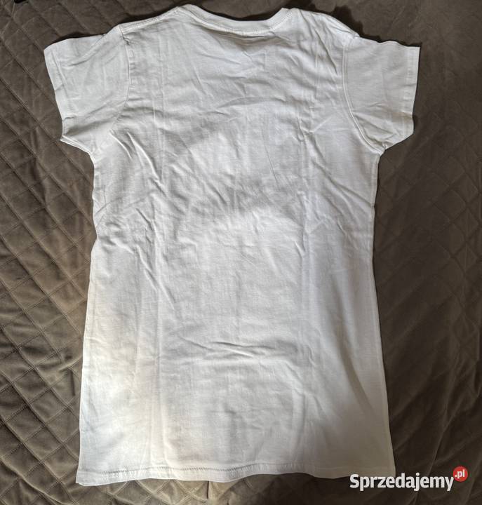 Koszulki damskie z Logo Versace biały Lublin