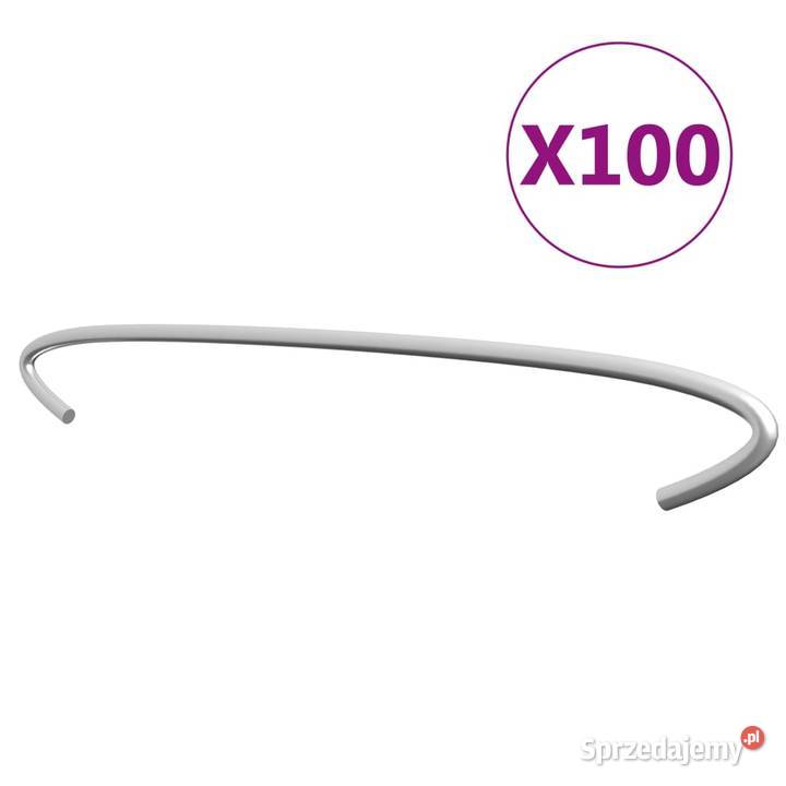vidaXL Haki do gabionów 100 galwanizowana stal Stal zbrojeniowa Warszawa