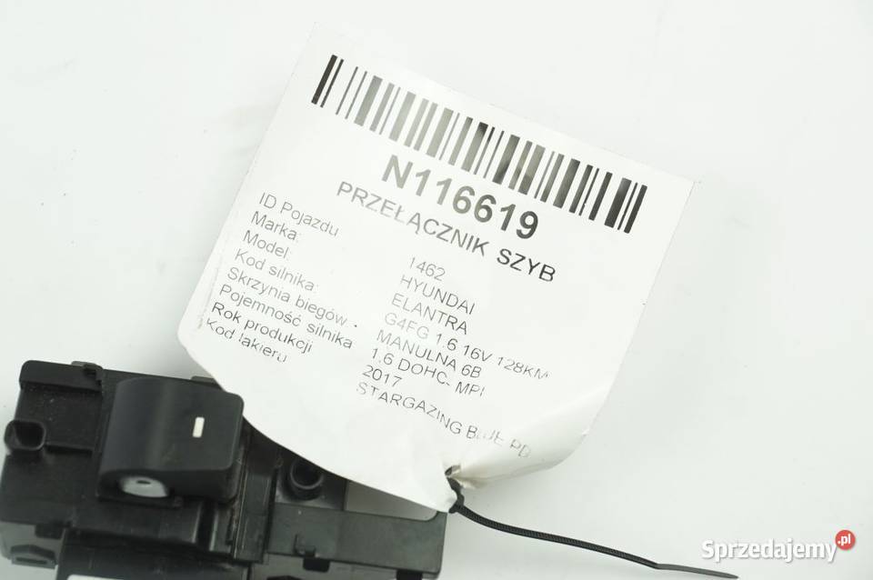 93575F2010 ELANTRA VI PRZEŁĄCZNIK SZYB Lipno
