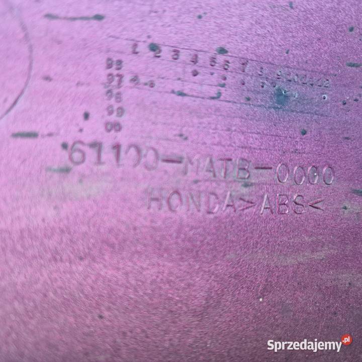 HONDA CBR 1000 XX BLACKBIRD BŁOTNIK PRZÓD Błotniki motocyklowe Bieleń