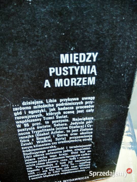 Między pustynią a morzem książka outlet używane mazowieckie Warszawa sprzedam