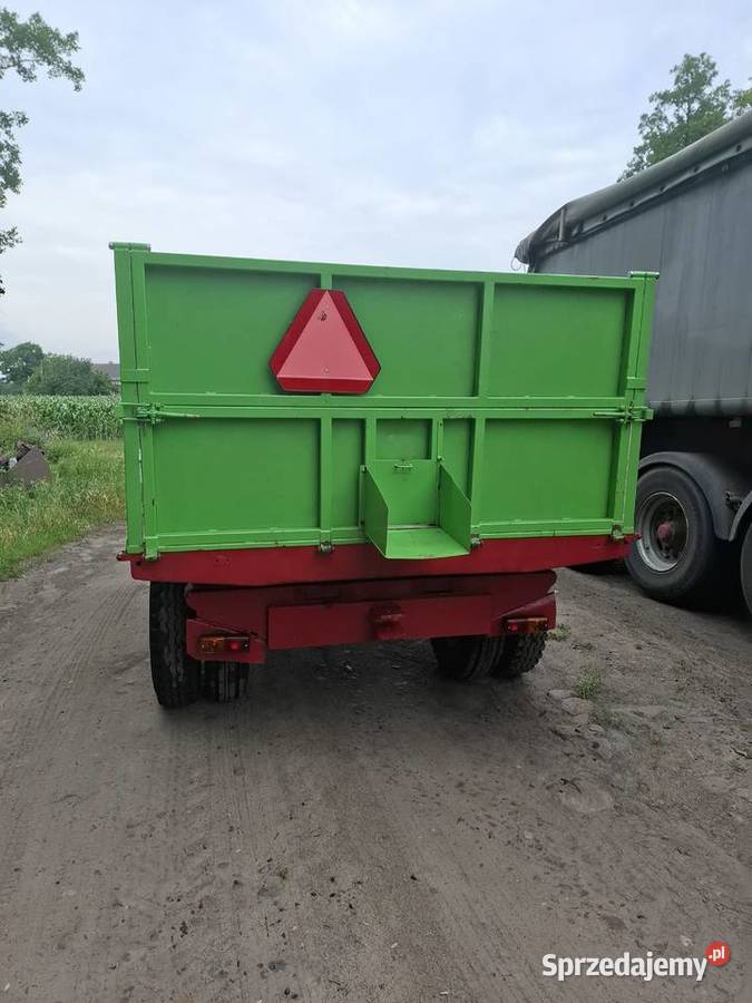 Przyczepa jednoosiowa wywrotka łódzkie Wola Pomianowa