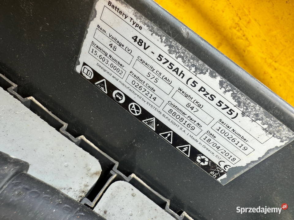 wózek widłowy elektryczny YALE ERP18VT wolny łódzkie Działoszyn