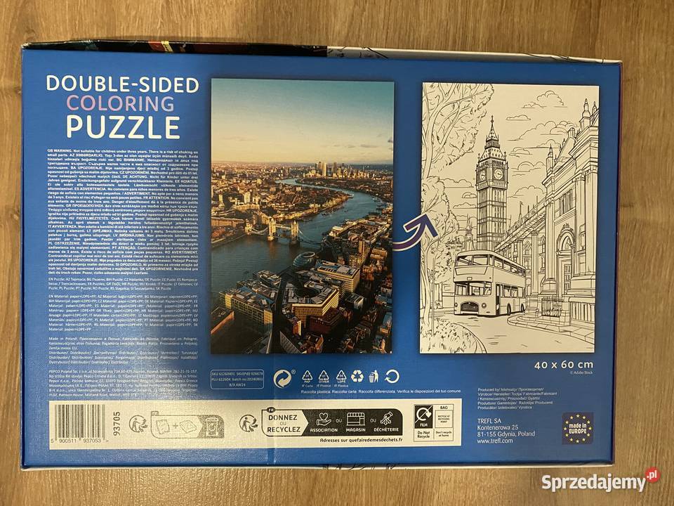 Puzzle dwustronne Londyn 600 Bytom