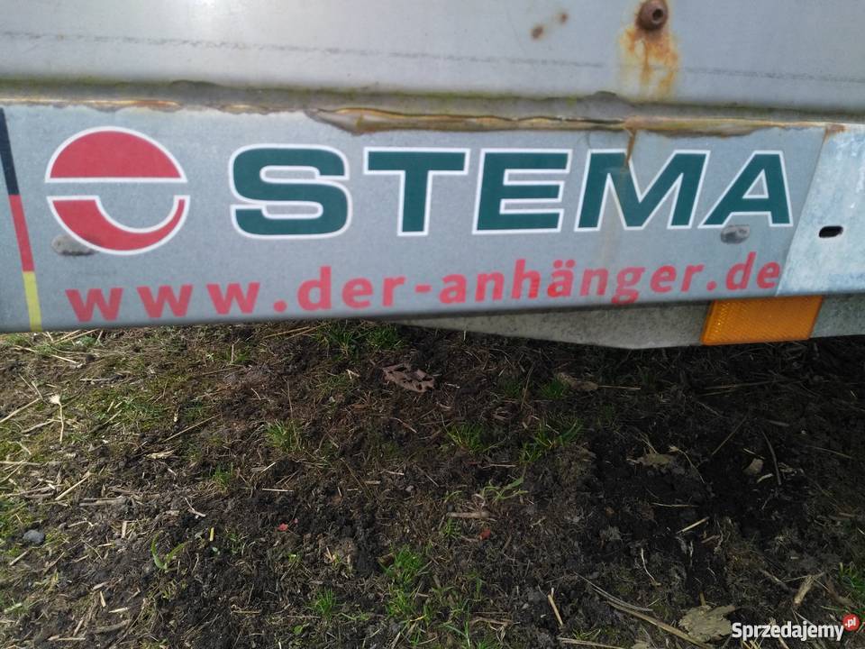 Przyczepa Stema zabudowana kontener 750 DMC 1 Poznań sprzedam