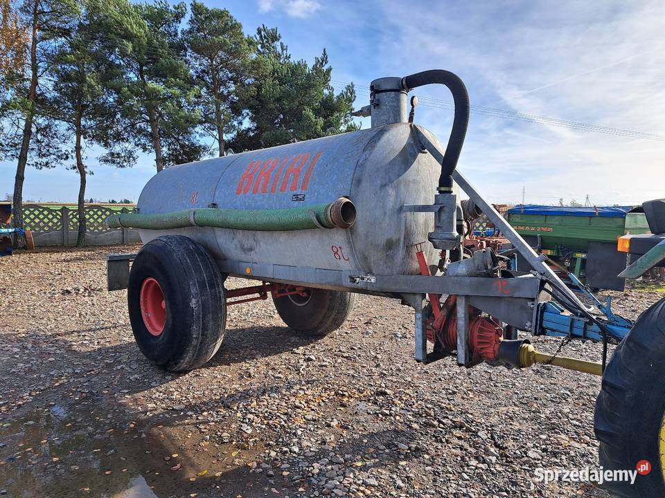 Beczkowóz BRIRI 6000 beczka asenizacyjna