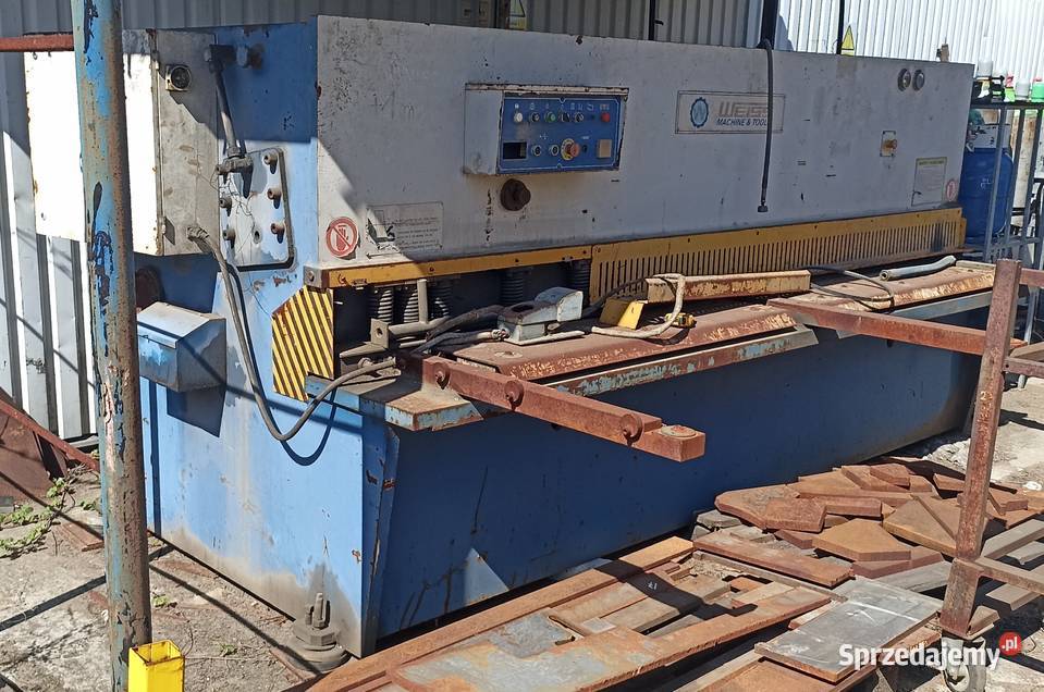 Hydrauliczne nożyce gilotynowe QC12Y 8x3200 Police