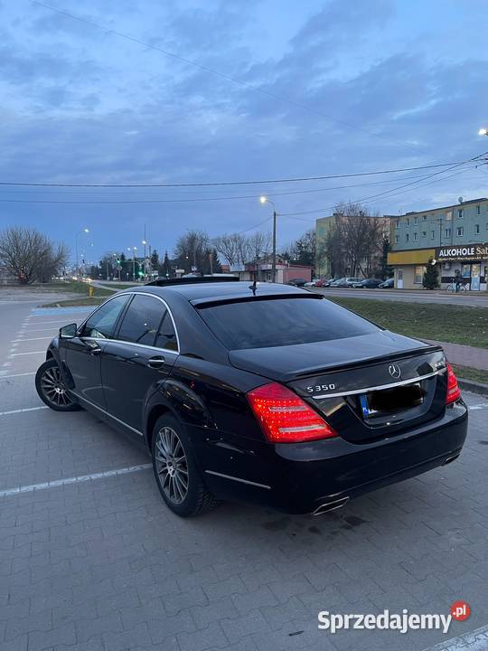 Mercedes S 350 Bluetec skórzana tapicerka