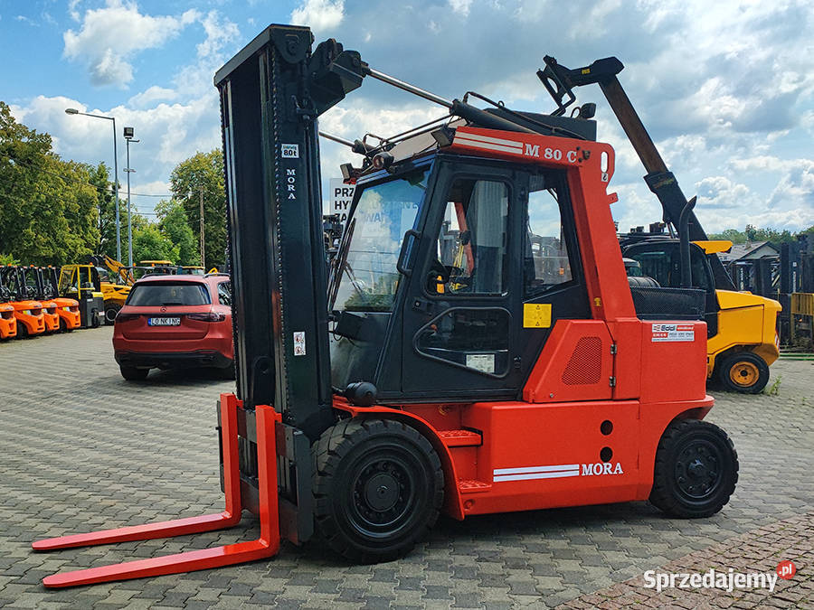 wózek widłowy kompaktowy Mora M80C 8 ton LPG diesel Kęty