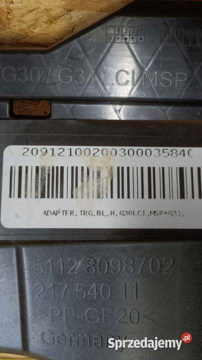 BMW 5 G30 G31 MSP mocowanie zderzaka tył 8098702 osobowe Pleszew sprzedam