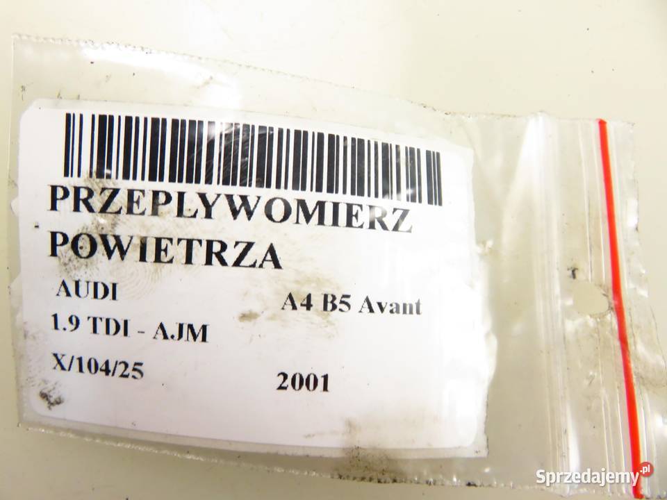 PRZEPŁYWOMIERZ AUDI A4 B5 19 TDI F00C2G2027 osobowe sprzedam