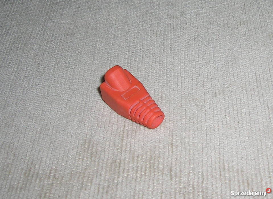 Osłona wtyku RJ45 65mm pomarańczowa 10 Części i akcesoria Wyszków