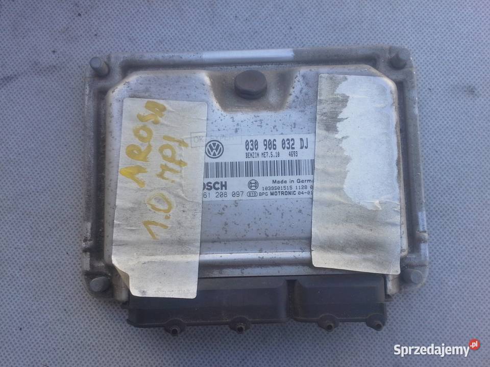Seat Arosa 10 MPI komputer 030906032DJ stacyjka osobowe Dębno
