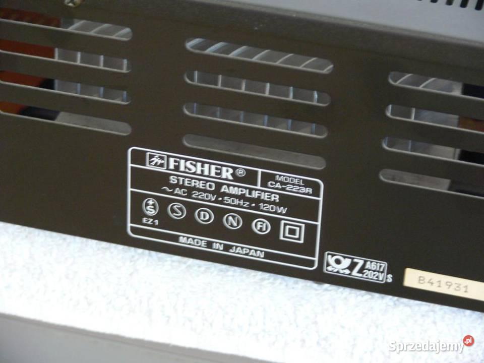 Wzmacniacz z korektorem Fisher CA223R WYSYŁKA Wzmacniacze i pokrewne Jasło sprzedam