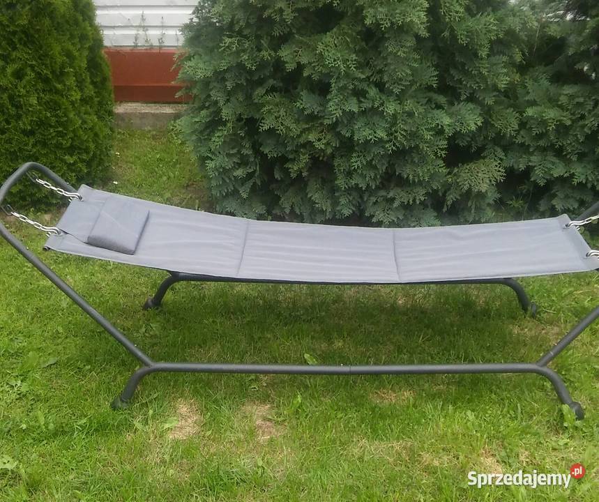 Hamakleżak ogrodowy z stelażem podlaskie Goniądz sprzedam