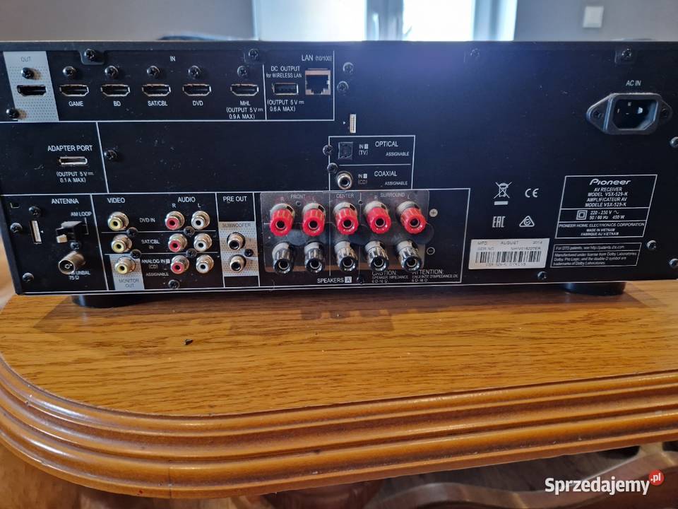 Wzmacniacz do kina domowego Pioneer VSX529k lubelskie Lublin sprzedam