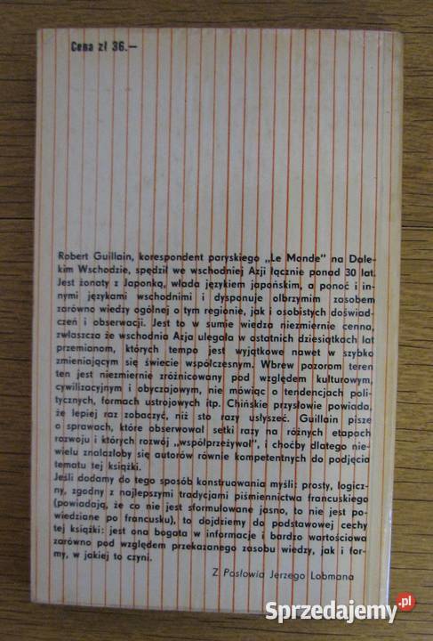 Robert Guillain Japonia trzecie mocarstwo Parczew