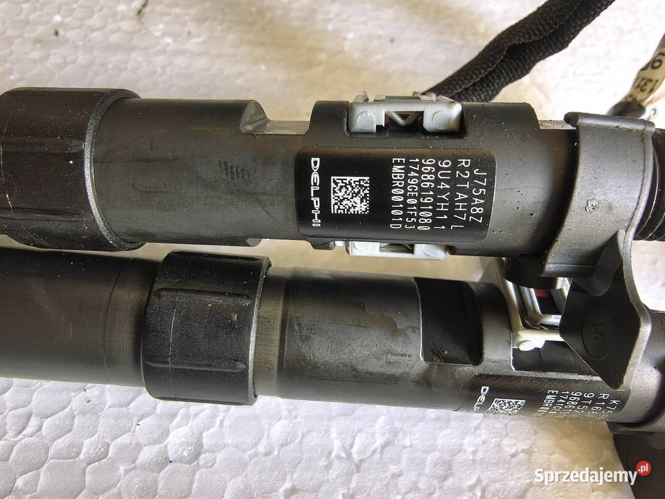 Wtryskiwacze Delphi 20 HDi TDCi 9686191080 Ford Układ paliwowy