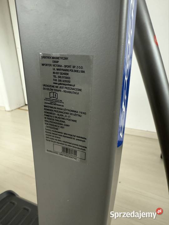 Sprzedam Orbitrek Sportop E850P Sprzęt do ćwiczeń Poznań