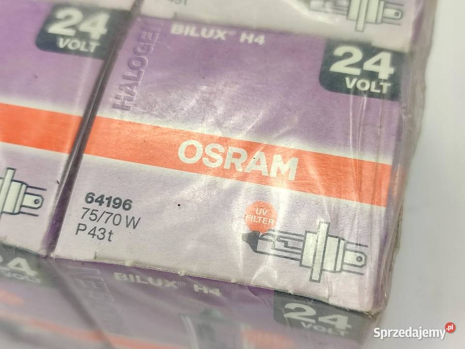 ŻARÓWKA HALOGEN KOMPLET 10 OSRAM 24V 7570W P43T lubelskie