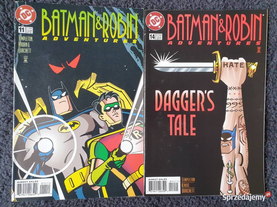 Batman Robin Adventures zestaw 6 komiksów Komiksy Gdynia