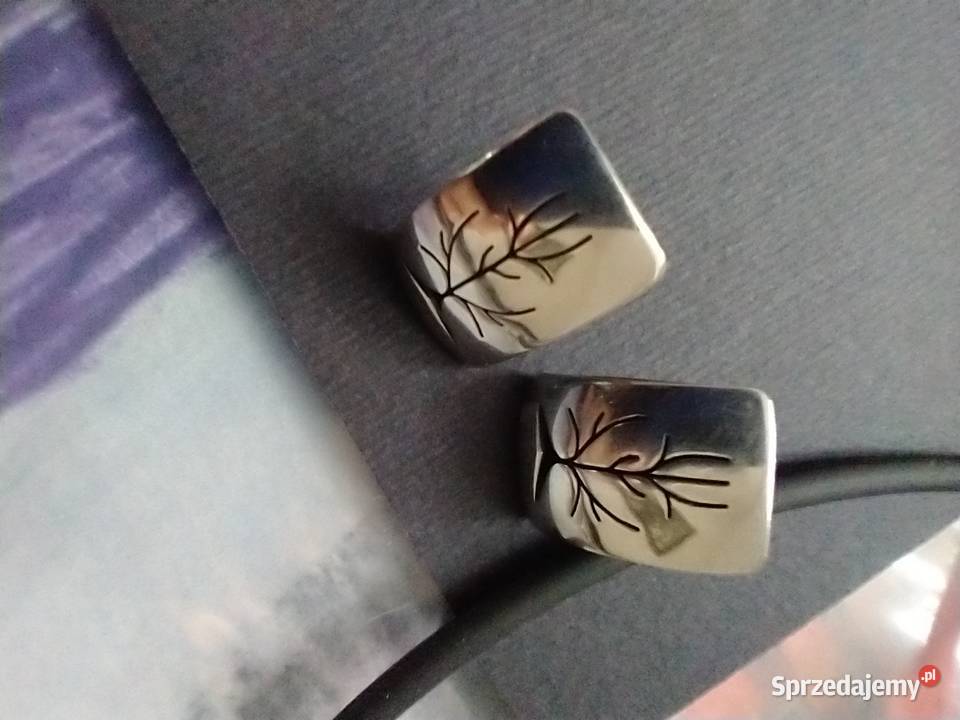 Komplet wisior kolczyki srebro 925 rękodzieło Łódź sprzedam