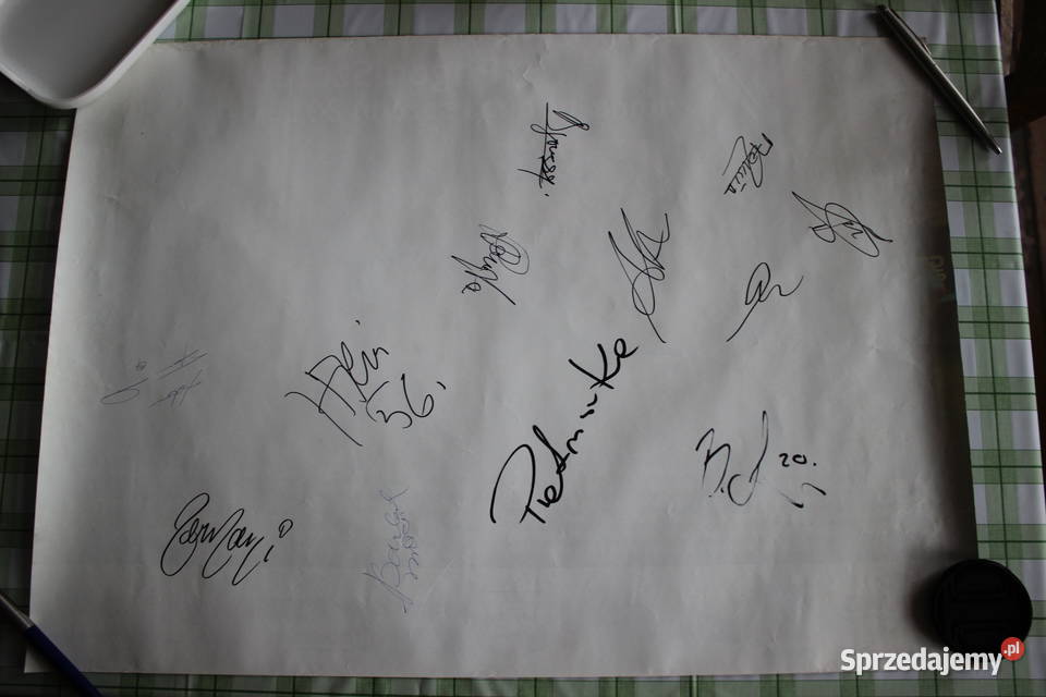 Plakat Pogoń Szczecin 201314 Jesień Autografy Plakaty