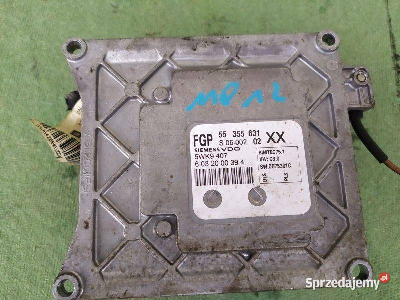 STEROWNIK SILNIKA KOMP OPEL VECTRA C 55355631XX osobowe śląskie