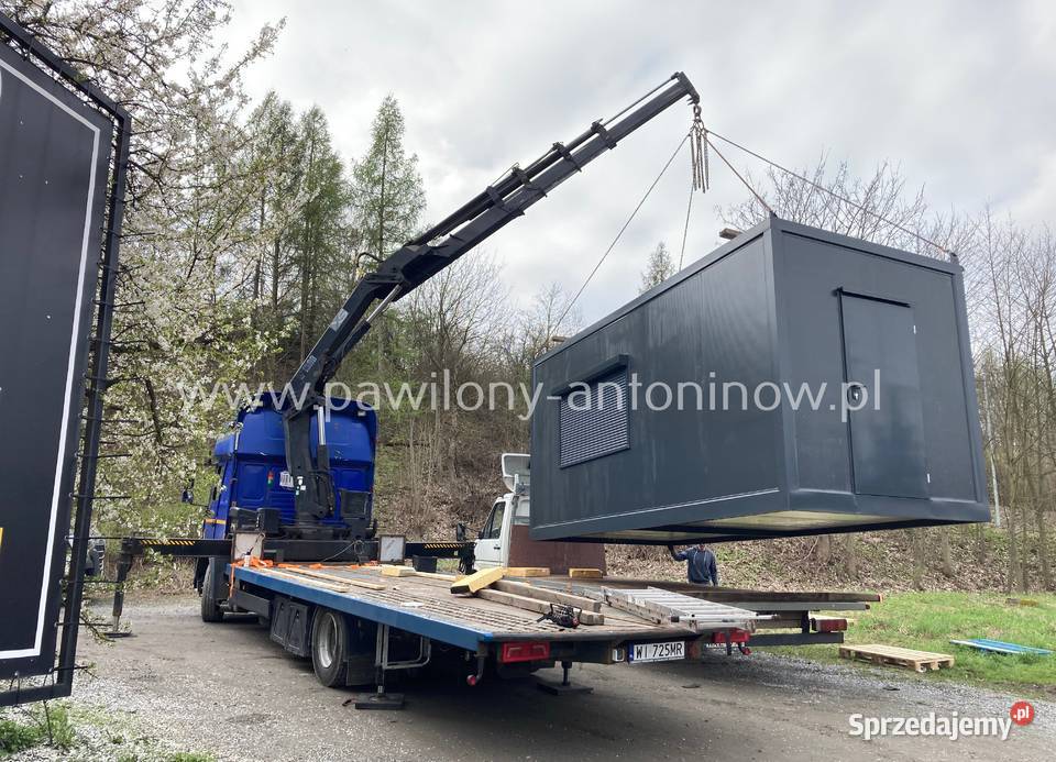 NOWY PAWILON KONTENER GASTRONOMICZNY BURGER