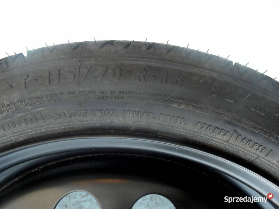 OPEL ASTRA H koło dojazdowe 1157016 92M 4x100 Koła dojazdowe sprzedam
