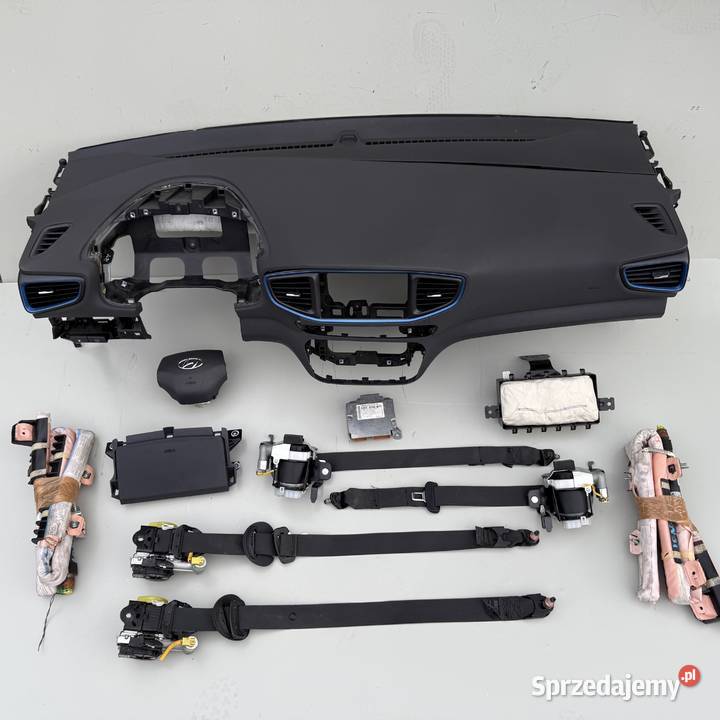 HYUNDAI IONIQ AIRBAG PODUSZKI DESKA PASY KOKPIT