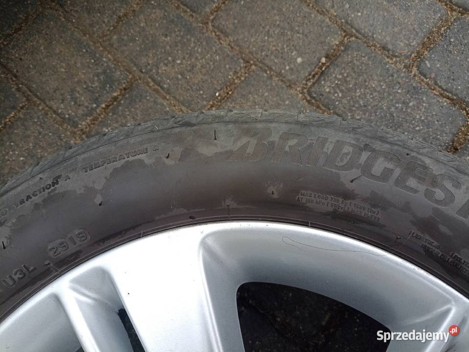 4 opony z felgami alu 22555R17 z czujnikami Kościelisko