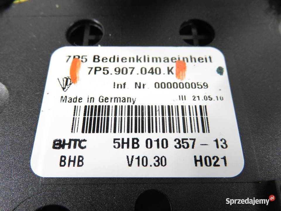 KLIMATRONIK PORSCHE CAYENNE II 92A 7P5907040K