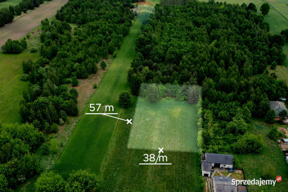 DZIAŁKA BUDOWLANA W NOWYCH MOSTKACH 2182 m2 mazowieckie Nowe Mostki