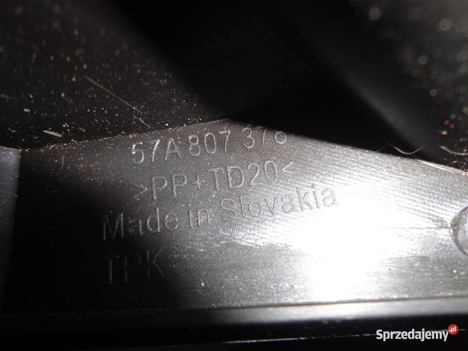 Skoda Karoq ślizg mocowanie zderzaka tył lewy łódzkie sprzedam