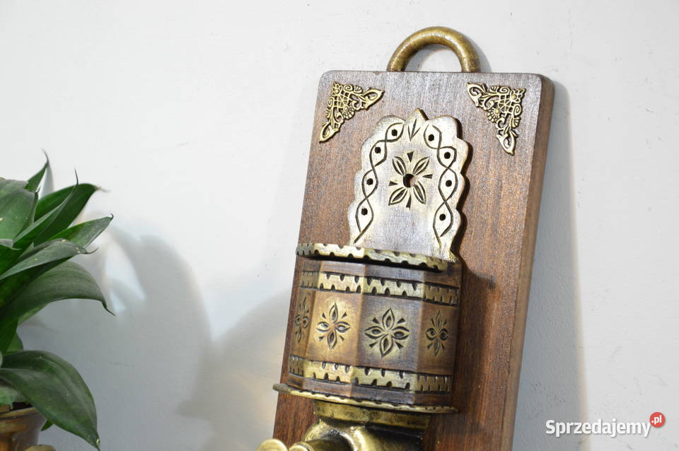 drewniany MŁYNEK wiszący do kawy bstary Jastrzębie-Zdrój