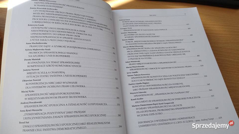 GDAŃSKIE STUDIA PRAWNICZE 35 2016 Sprawiedliwość Gdańsk