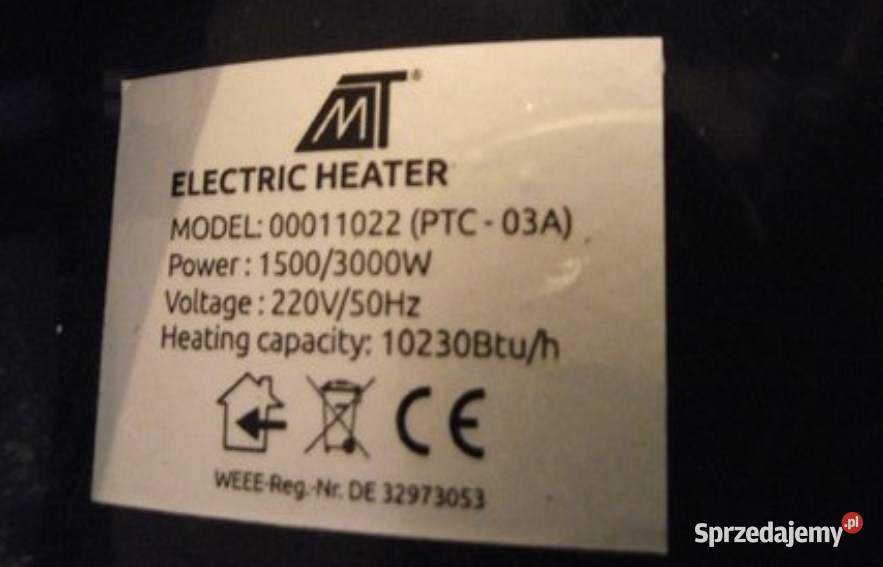 Nagrzewnica Elektryczna Grzejnik 2x15 kw Olkusz