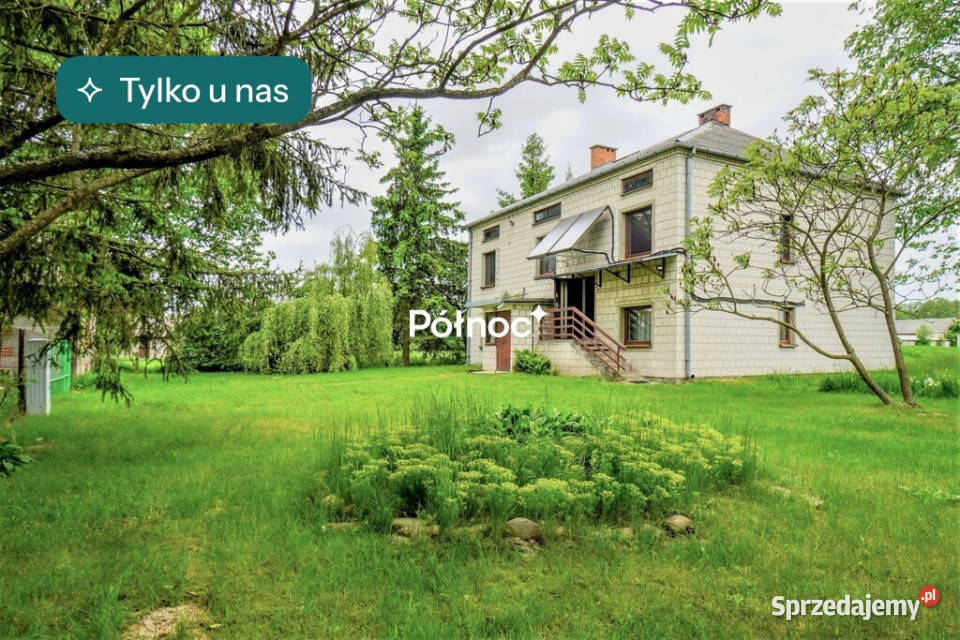 Duży dom z siedliskiem Mokre powiat bialski