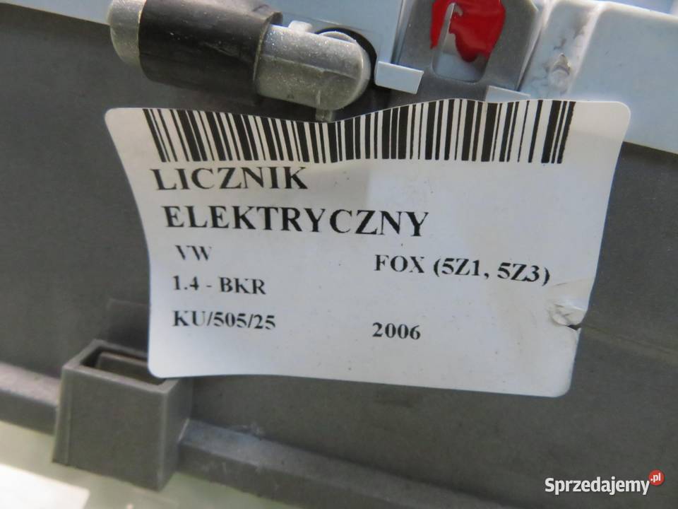 LICZNIK VW FOX 5Z1 5Z3 14 BKR 6Z0920820P sprzedam
