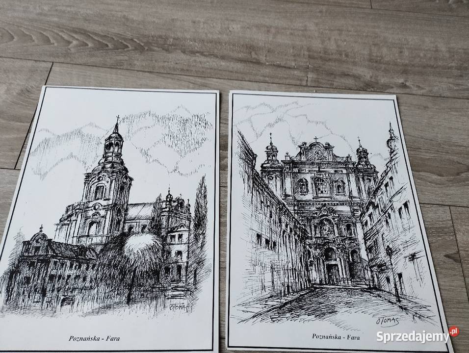 Poznańska Fara na rysunkach komplet