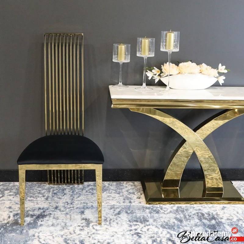 Krzesła glamour Parker Nowoczesne Salon Stół do