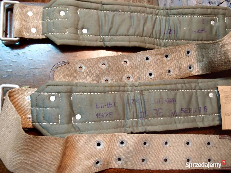 Zabytkowy pas strażacki topór bojowy prod LZKT Łódź