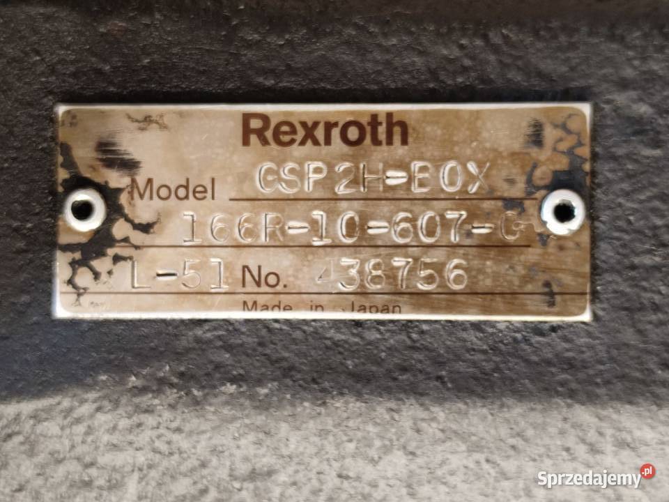 Pompa hydrauliczna główna AP2D28 Rexroth Pozostałe Wilkowo sprzedam