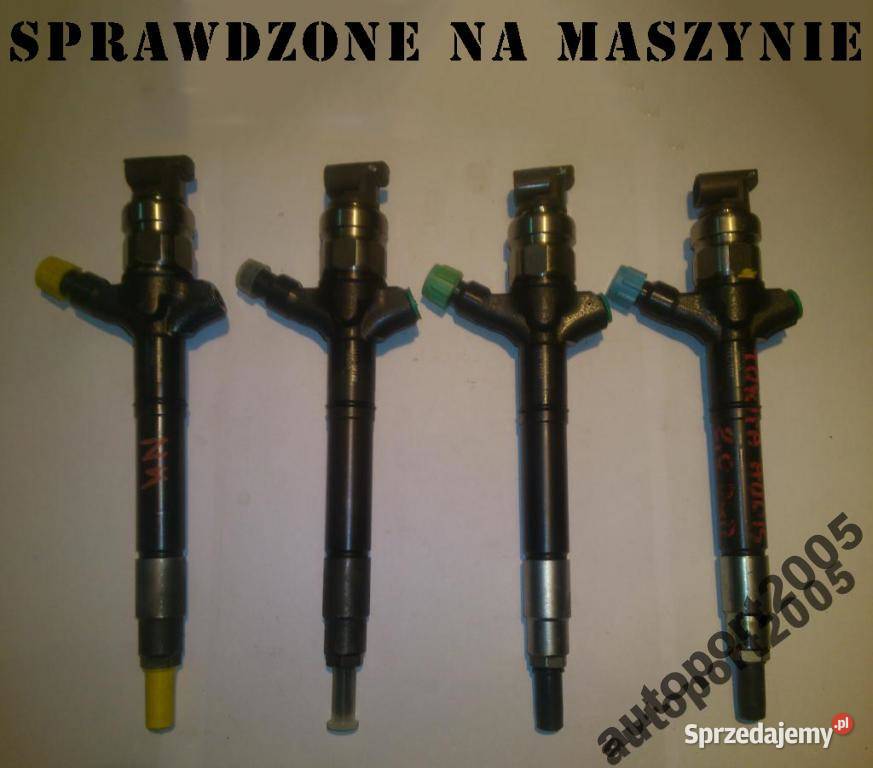 Sprawdzony wtryskiwacz Toyota 20 22 D4D Suchedniów